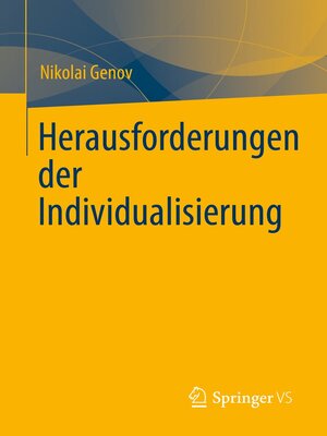 cover image of Herausforderungen der Individualisierung